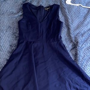 navy blue dress